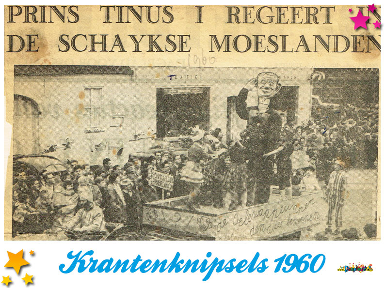 Krantenknipsels Moesland 1960