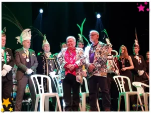 Erewijn met gemeentelijke onderscheidingen