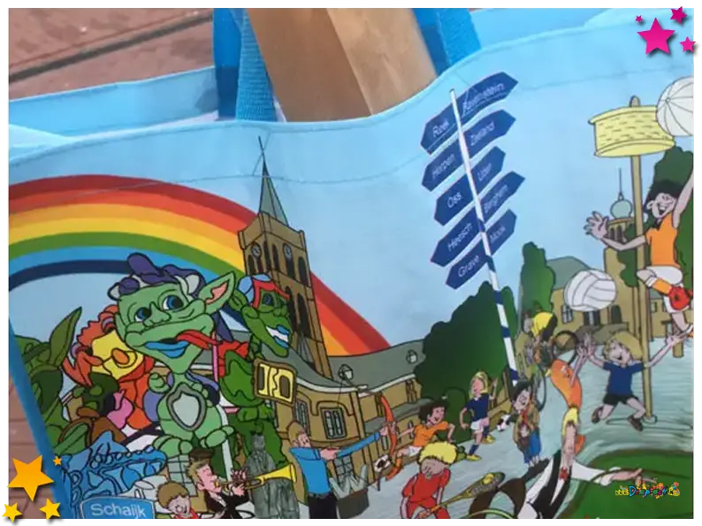 Schôn Gekwakt op boodschappentas Albert Heijn