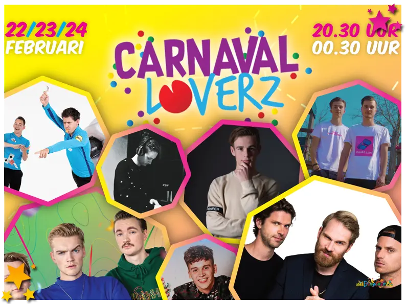 Carnaval Loverz: carnavalsfeest voor middelbare scholieren