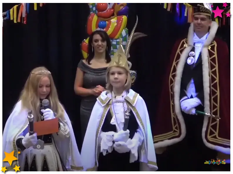 Jeugdprins Tijn I en Jeugdprinses Sanne II