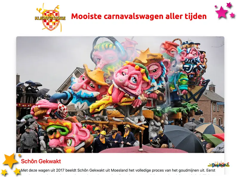 Mooiste carnavalswagen allertijden?