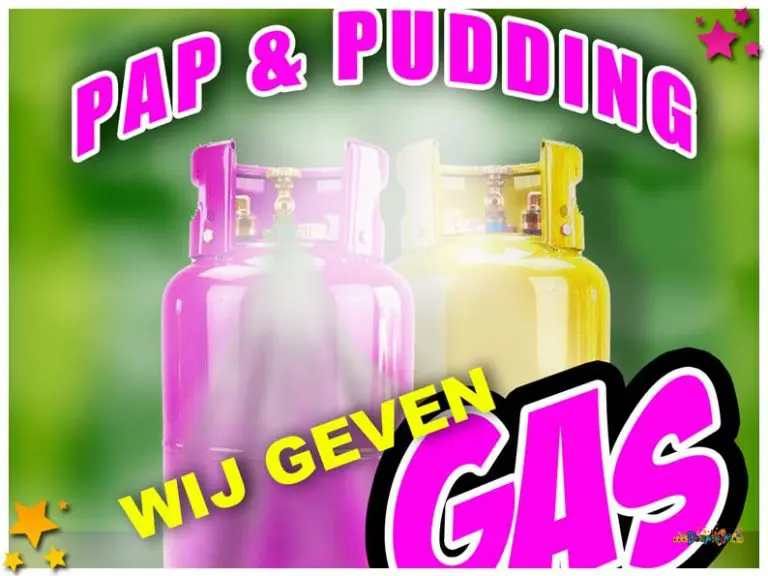 Pap & Pudding; Wij geven gas!