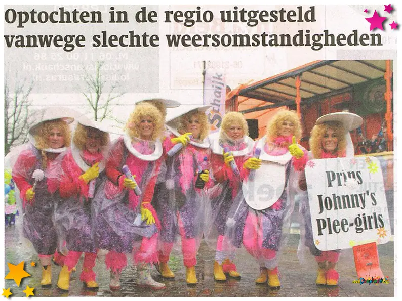 Krantenknipsels 2016 Carnaval Schaijk