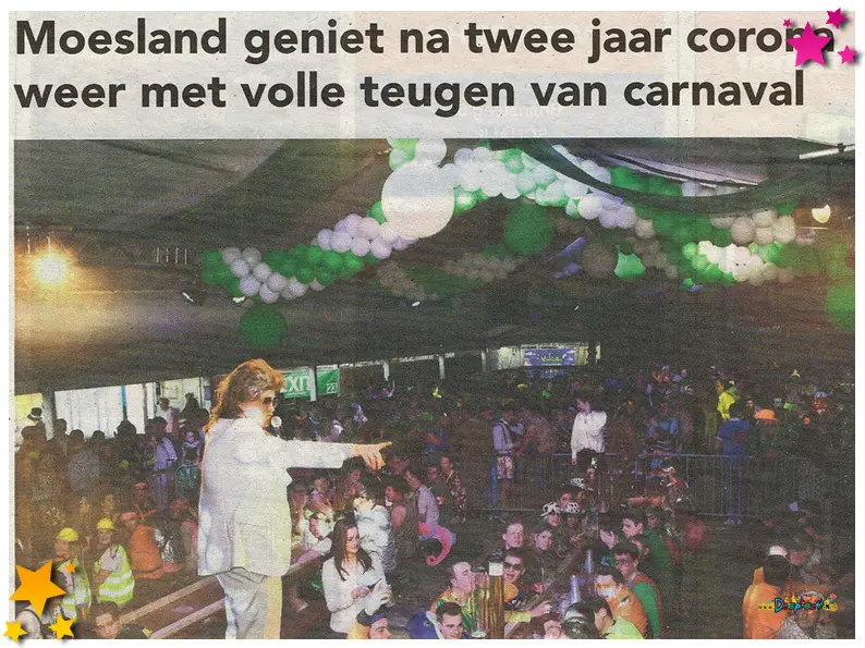 Krantenknipsels 2022 Carnaval Schaijk