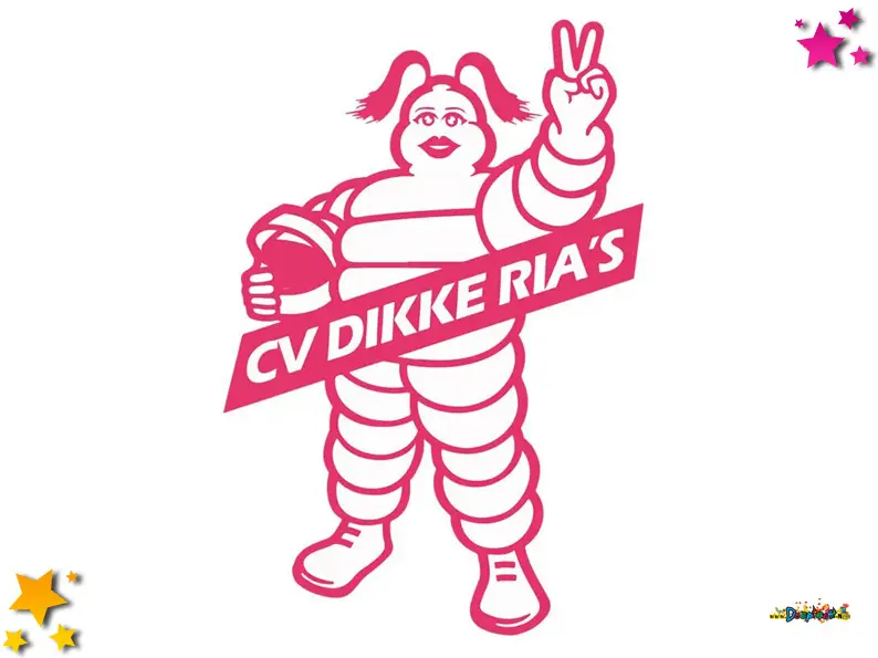 Logo carnavalsvereniging de Dikke Ria's Schaijk