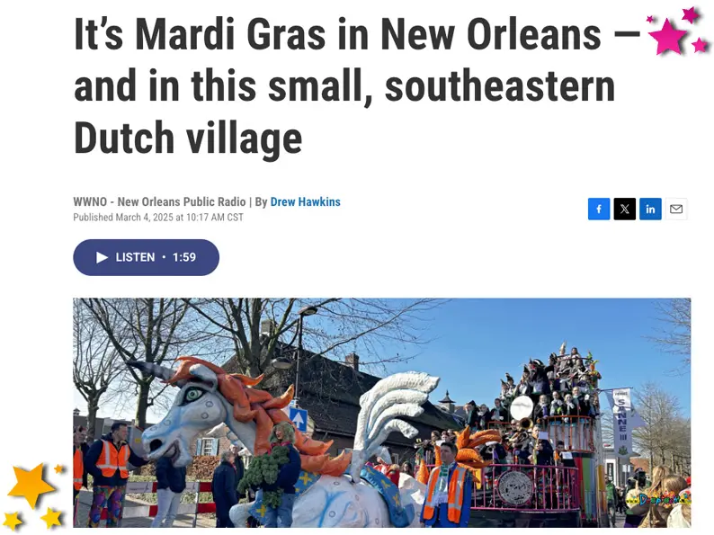 Moesland nu ook bekend in New Orleans