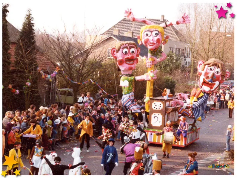 Foto's carnavalsoptochten 1980