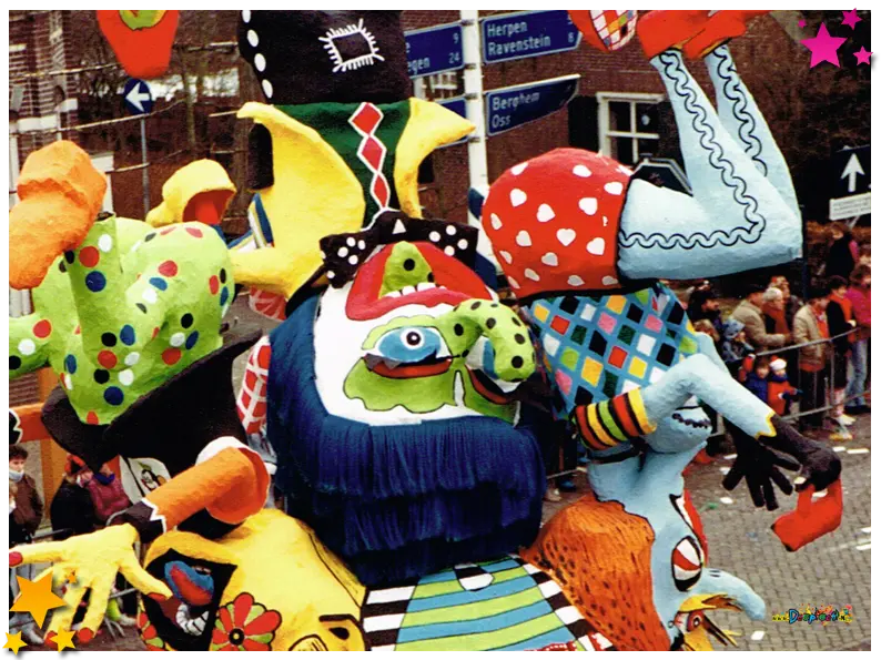 Foto's carnavalsoptochten 1986