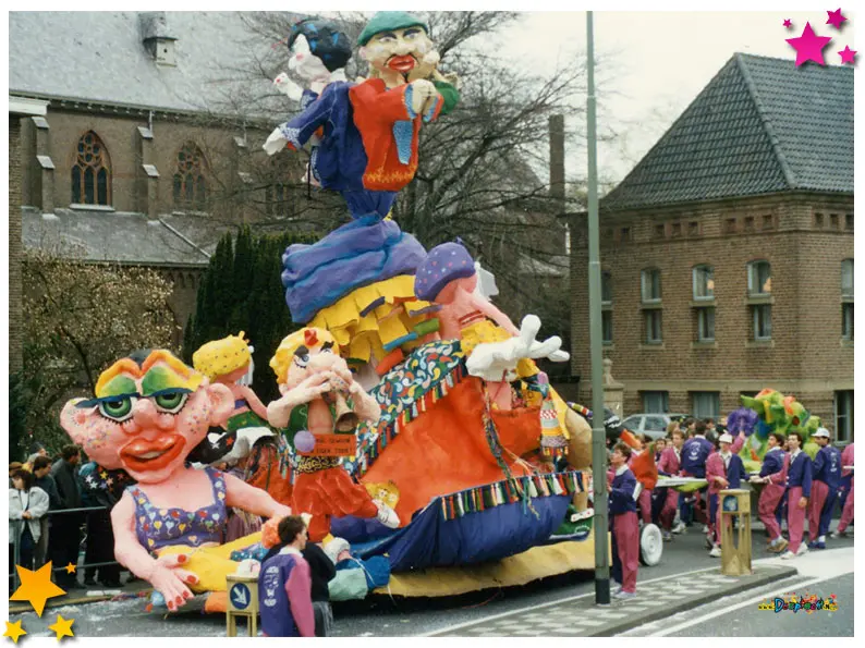 Foto's carnavalsoptochten 1990