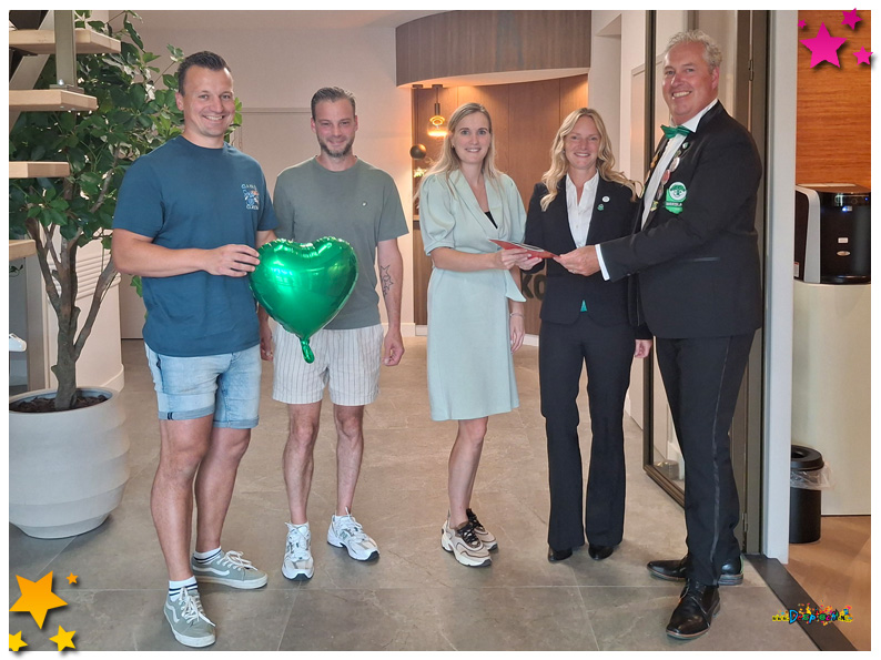 De overeenkomst crowdfunding is notarieel vastgelegd. Iedere donatie blijft bestemd voor de bouw en het onderhoud van de carnavalsbouwloods.